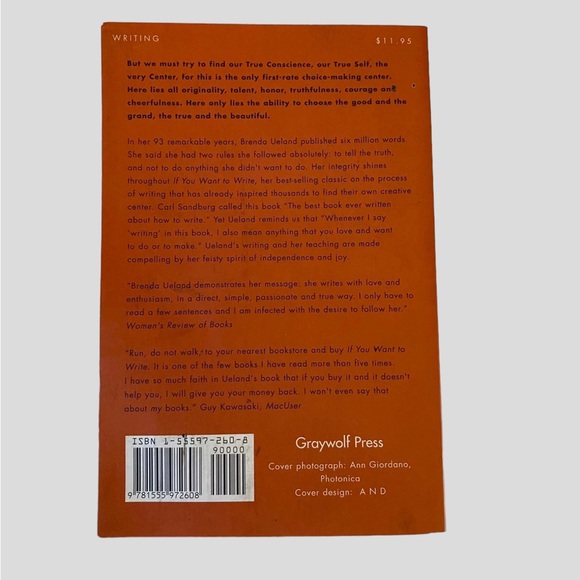 If You Want to Write Nonfiction Book Instructional Inspiring by Brenda Ueland - Picture 2 of 6